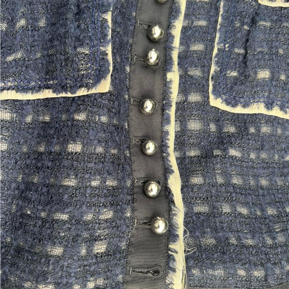 Louis Vuitton Blue & Beige preowned Skirt Suit - size 34 & 36 (us 2to4) - Picture 12 of 15
